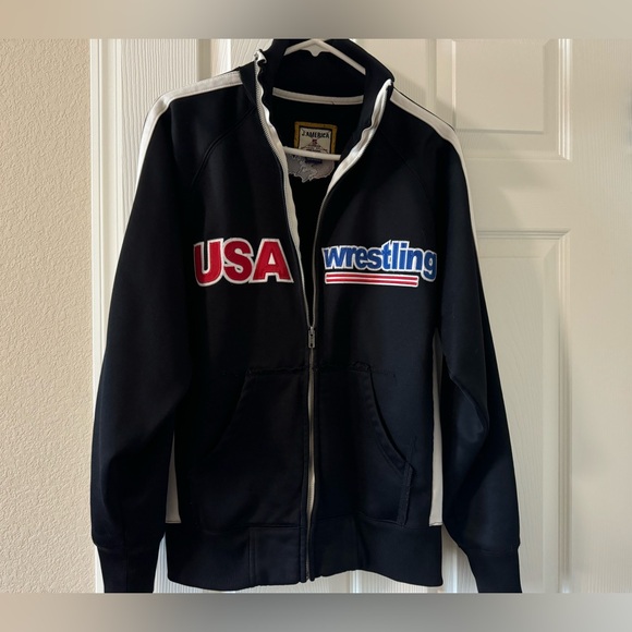 USA Wrestling Sweatshirt VTG circa 2009 J. America - Picture 2 of 5